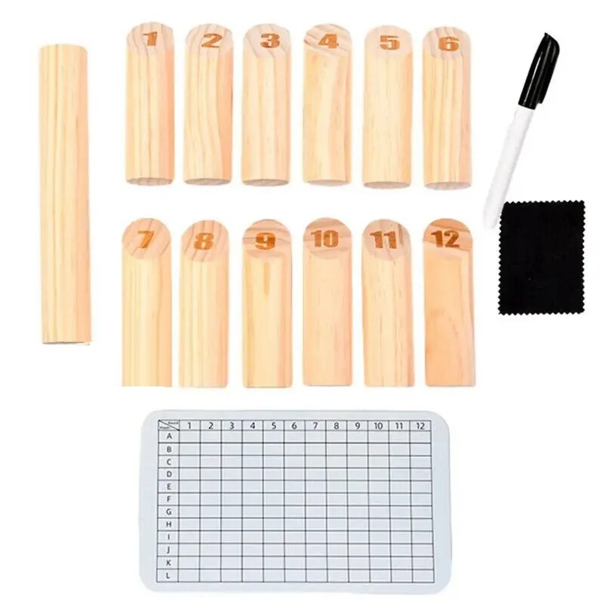 M15KWooden Tossing Game Hardwood Throwing Bowling Game Numbered Block Toss Games Set
M15KWooden Tossing Game Hardwood Throwing Bowling Game Numbered Block Toss Games Set