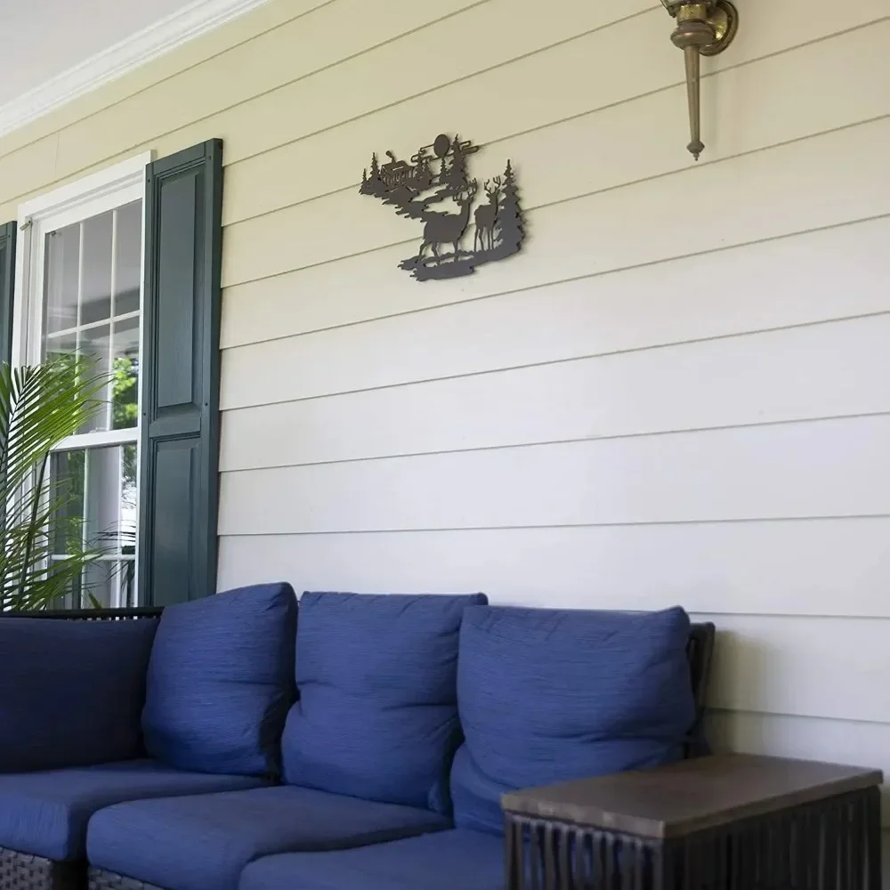 Deer & Woodland Cabin Metal Wall Art: Iron Deer Rustic Wall Decor. Crafted Iron Wall Decorations, Artwork and Stickers for Home.
Deer & Woodland Cabin Metal Wall Art: Iron Deer Rustic Wall Decor. Crafted Iron Wall Decorations, Artwork and Stickers for Home.