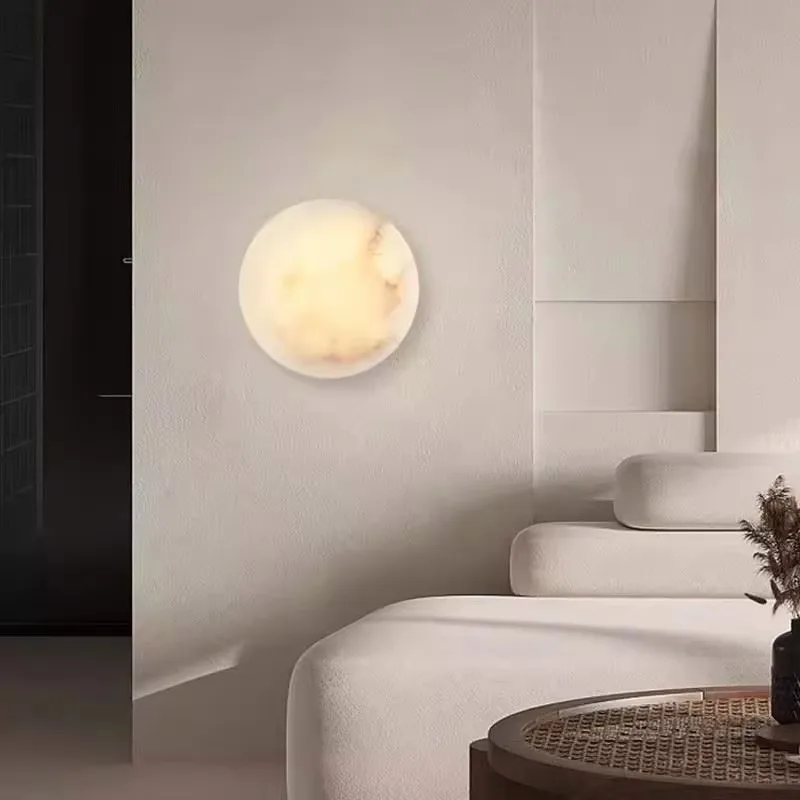 Modern LED Wall Light Marble Alabaster Shade Luxury Copper Body Bedroom Bedside Dining Living Room Wholesale Home Office Use
Modern LED Wall Light Marble Alabaster Shade Luxury Copper Body Bedroom Bedside Dining Living Room Wholesale Home Office Use