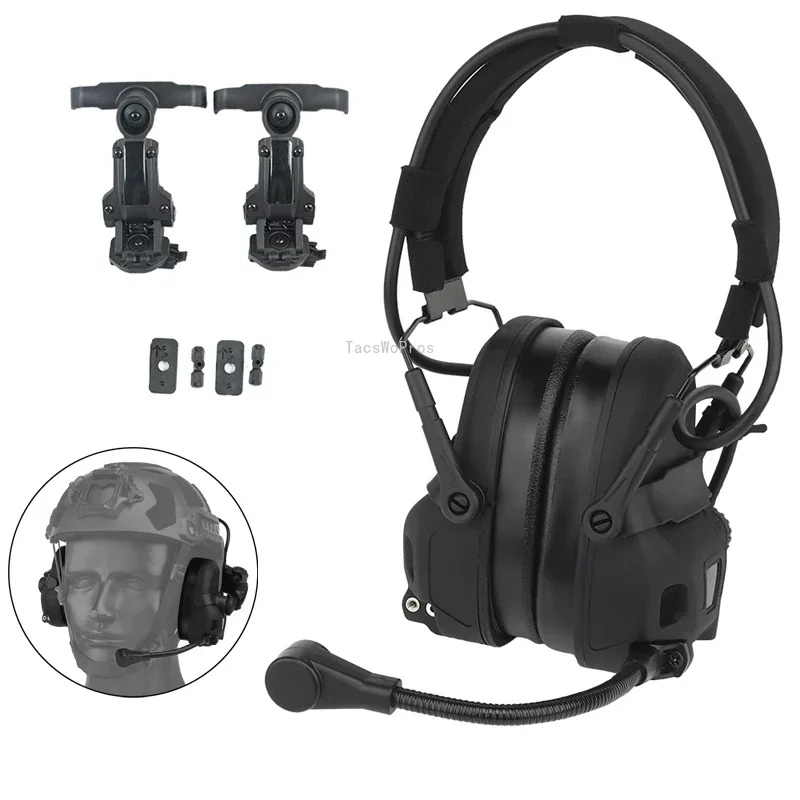 Tactical Sound Pickup Headset Outdoor Hunting Shooting Sports Impact Anti-Noise Headset Foldable Earmuff for Helmet Head Wearing
Tactical Sound Pickup Headset Outdoor Hunting Shooting Sports Impact Anti-Noise Headset Foldable Earmuff for Helmet Head Wearing