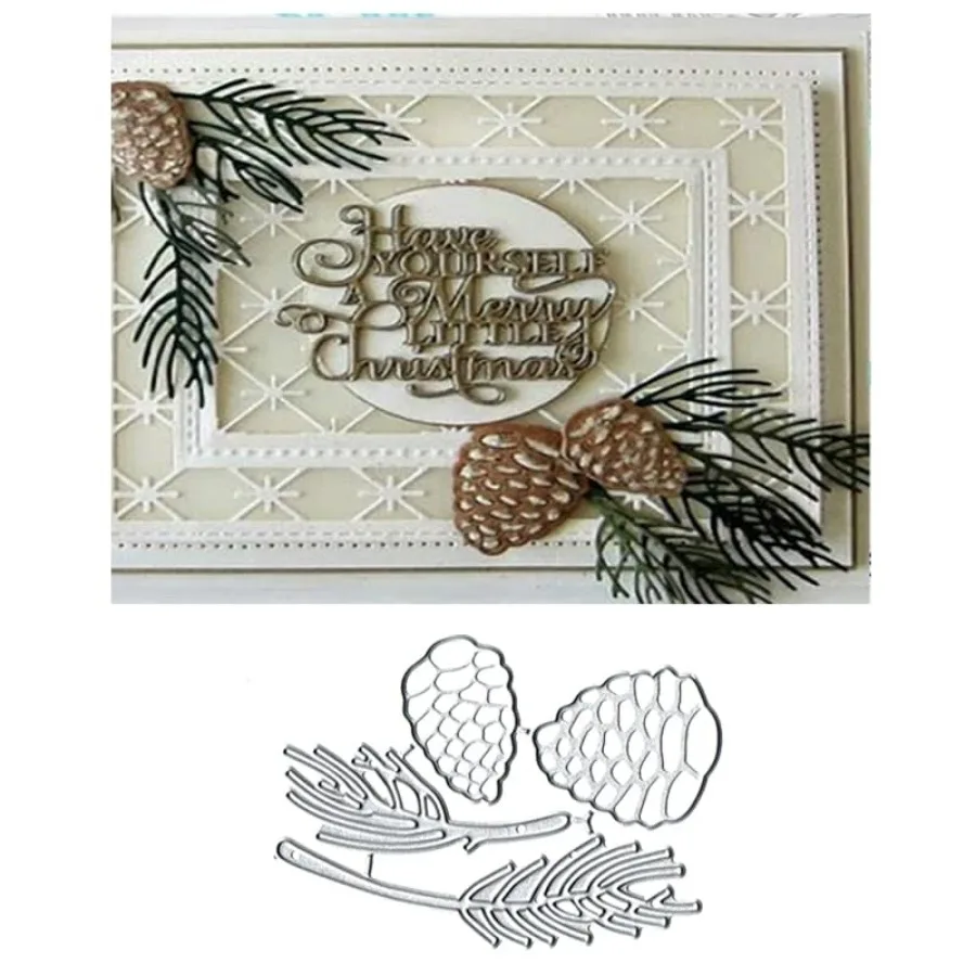 4pcs Christmas Pine Cones Metal Die Cuts, Christmas Pine Cones Cutting Dies Cut Stencils Card Paper Craft DIY Template Metal Cu
4pcs Christmas Pine Cones Metal Die Cuts, Christmas Pine Cones Cutting Dies Cut Stencils Card Paper Craft DIY Template Metal Cu