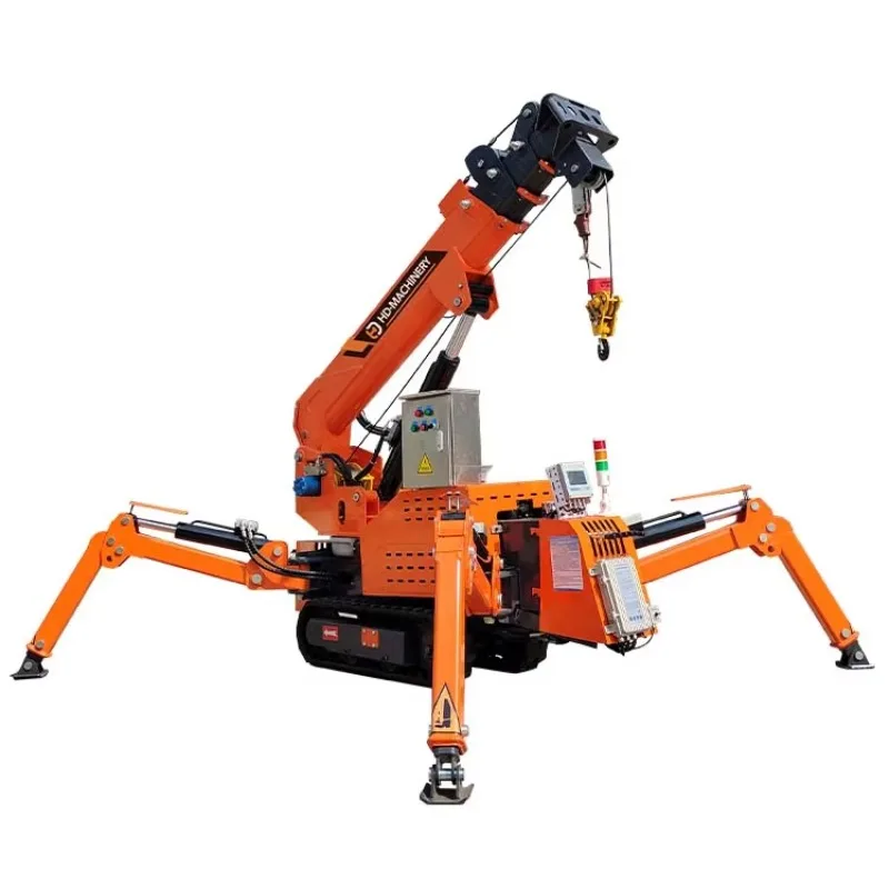High Quality 1Ton Mini Dual-purpose Small Spider Crane Lifting Crane With Remote Control Mobile Mini Spider Crane
High Quality 1Ton Mini Dual-purpose Small Spider Crane Lifting Crane With Remote Control Mobile Mini Spider Crane
