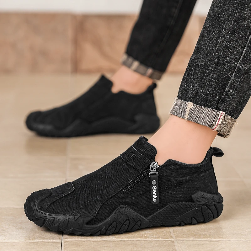 Men's Fashion Side-zip Casual Shoes, Outdoor Thick-soled Workwear Shoes, Four-season Style Lazy Sports Shoes
Men's Fashion Side-zip Casual Shoes, Outdoor Thick-soled Workwear Shoes, Four-season Style Lazy Sports Shoes