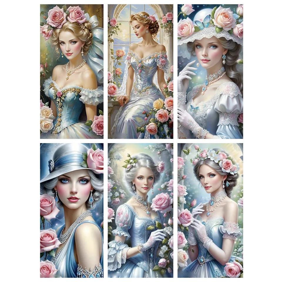New 5D Diamond Painting Elegant and Noble Ladies Square Round Mosaic Women Flower Embroidery Wall Decoration
New 5D Diamond Painting Elegant and Noble Ladies Square Round Mosaic Women Flower Embroidery Wall Decoration