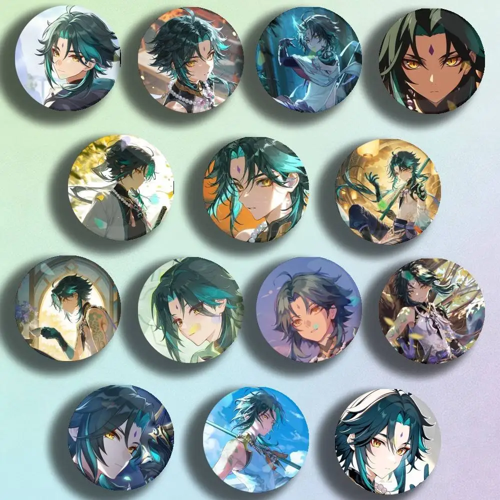 Genshin Impact Xiao Badge Stage Brooches on Backpack Clothes Handmade Round Enamel Pins for Jewelry Gift Bag Accessory
Genshin Impact Xiao Badge Stage Brooches on Backpack Clothes Handmade Round Enamel Pins for Jewelry Gift Bag Accessory