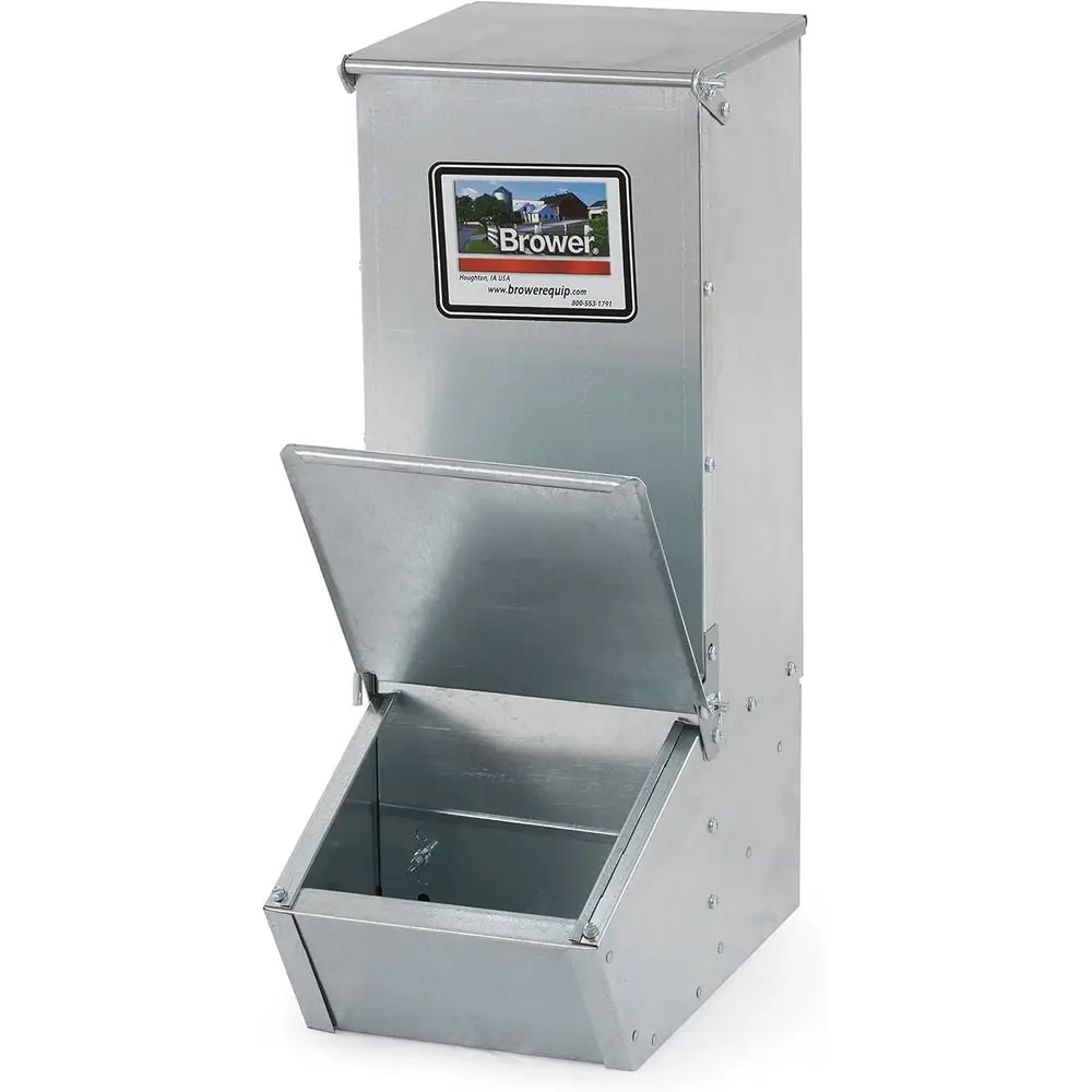 Single Door Automatic Feeder for Piglets and Adult Sows, 4-Week to Adult, 1.5 Bushel Capacity
Single Door Automatic Feeder for Piglets and Adult Sows, 4-Week to Adult, 1.5 Bushel Capacity