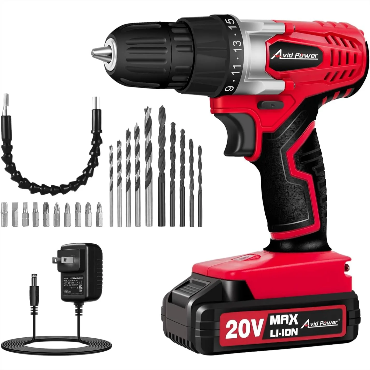 Cordless Drill Set for Home DIY, Lightweight Power Drill with Battery & 22 Bits, Variable Speed, 3/8" Keyless Chuck, Ideal for
Cordless Drill Set for Home DIY, Lightweight Power Drill with Battery & 22 Bits, Variable Speed, 3/8" Keyless Chuck, Ideal for
