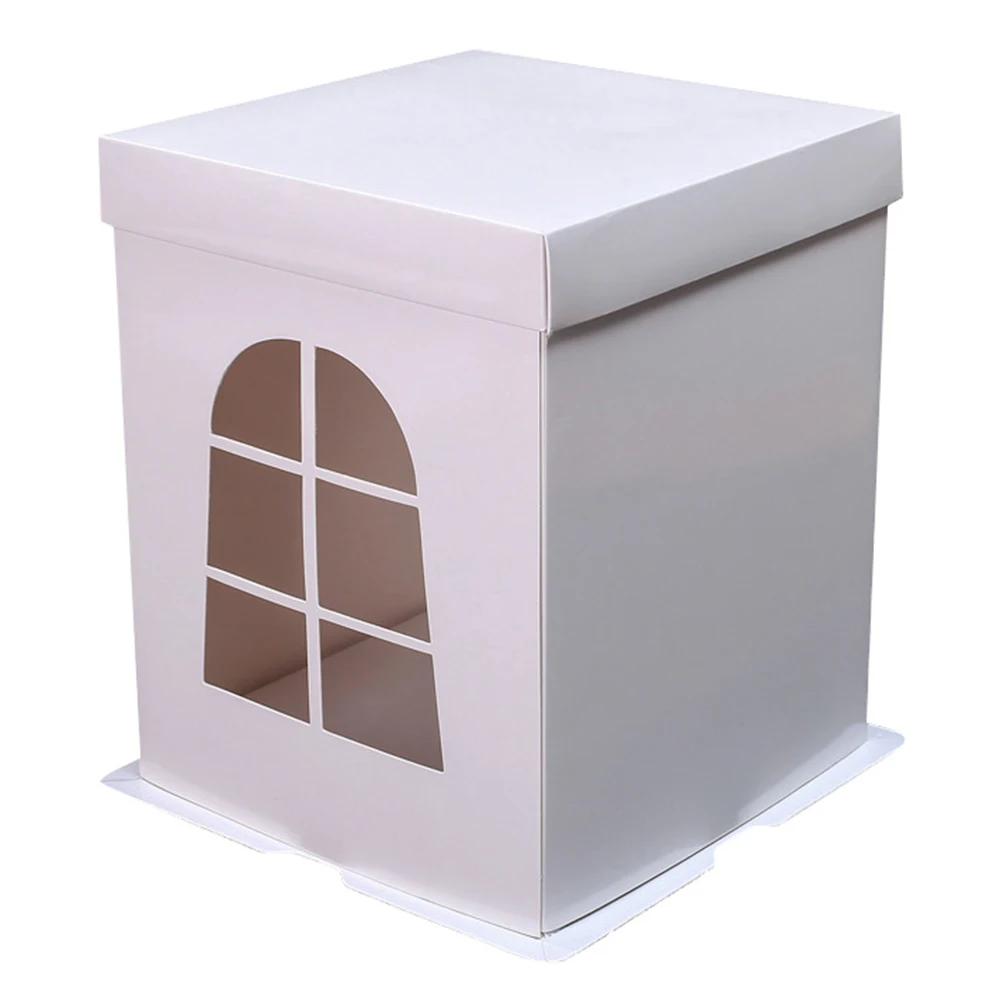 1pc Cake Box Birthday Packaging Container with Window for Kitchen High Quality White Cardboard Gray Board Safe Ideal
1pc Cake Box Birthday Packaging Container with Window for Kitchen High Quality White Cardboard Gray Board Safe Ideal
