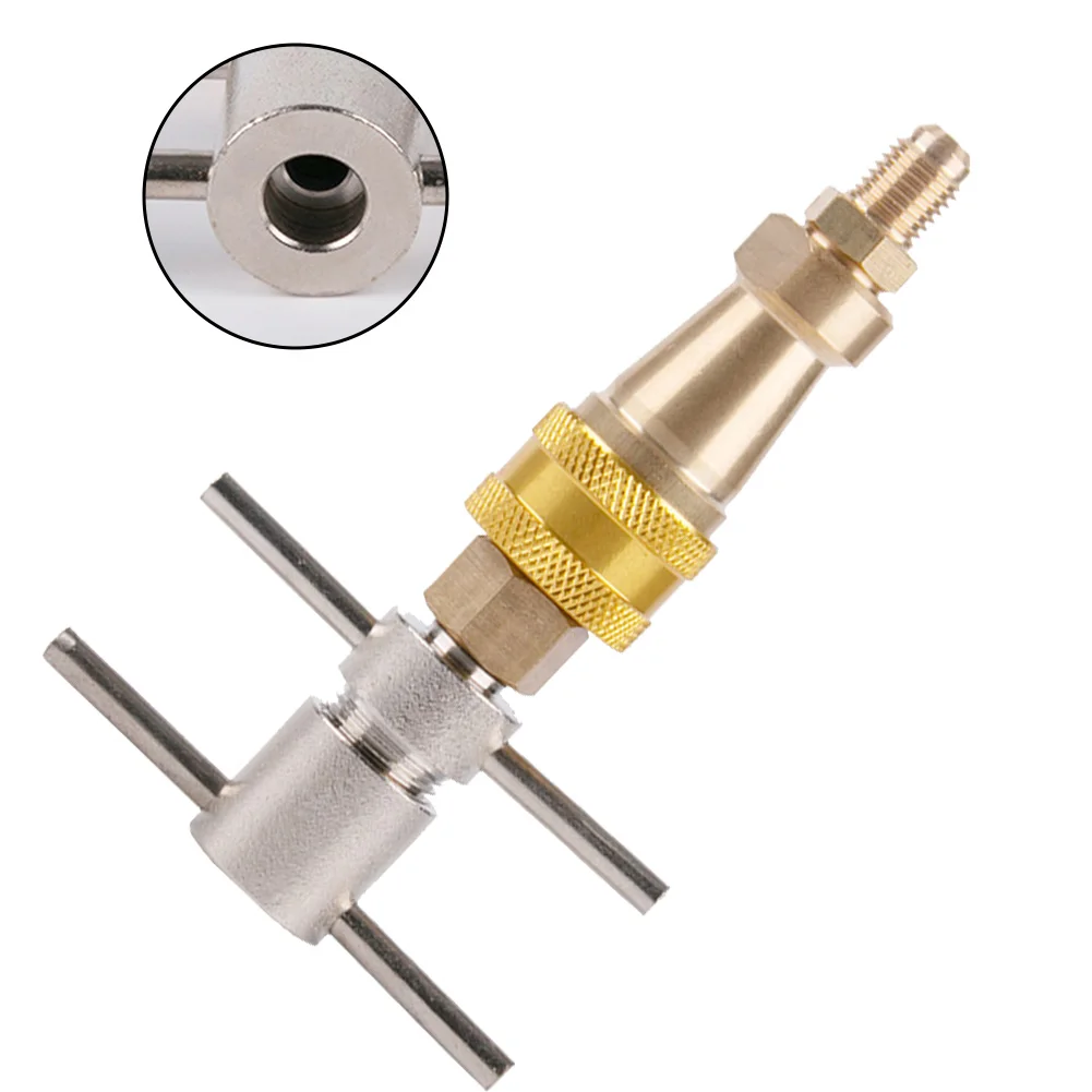 1 4-дюймовый разъем для холодильника, быстроразъемный инструмент для очистки снежков, желтый разъем для очистки трубопровода для пылесоса 
1 4-дюймовый разъем для холодильника, быстроразъемный инструмент для очистки снежков, желтый разъем для очистки трубопровода для пылесоса