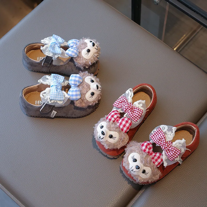 Детская повседневная обувь Туфли на плоской подошве из искусственной кожи Весенняя обувь с медведем для девочек Нескользящая мягкая подошва на липучке Коричнево-красные туфли Размер 22-31
Детская повседневная обувь Туфли на плоской подошве из искусственной кожи Весенняя обувь с медведем для девочек Нескользящая мягкая подошва на липучке Коричнево-красные туфли Размер 22-31