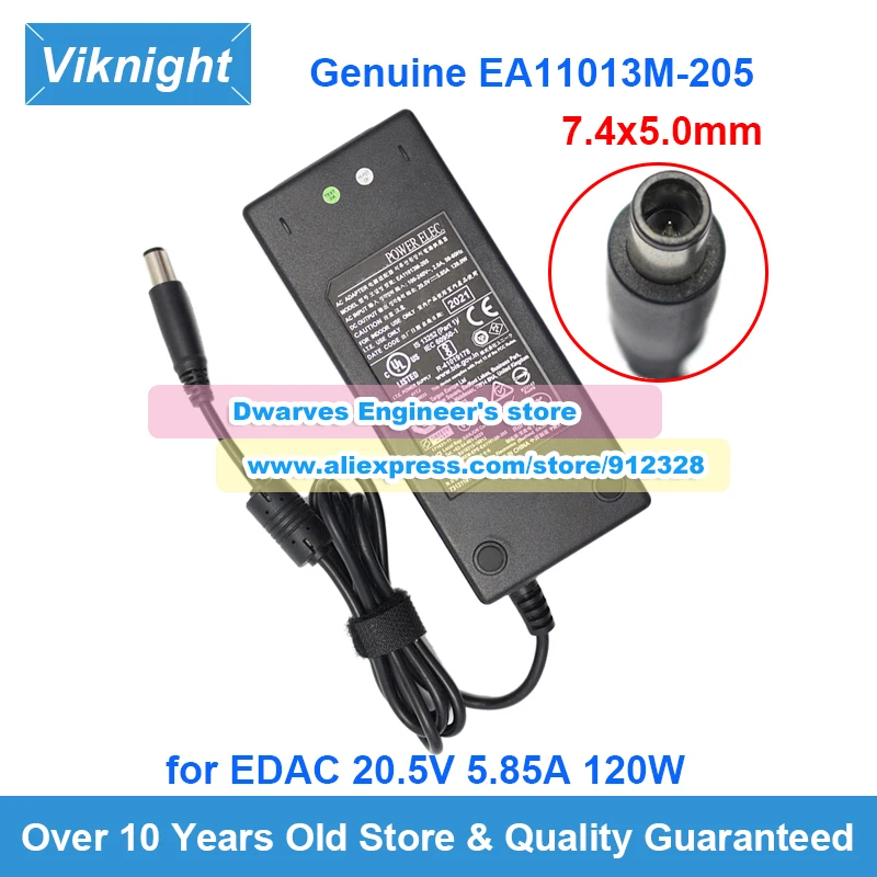 Genuine EDAC EA11013M-205 Ac Adapter 20.5V 5.85A 120W Charger for Apple M1 Docking Station Targus Dock 180euz
Genuine EDAC EA11013M-205 Ac Adapter 20.5V 5.85A 120W Charger for Apple M1 Docking Station Targus Dock 180euz