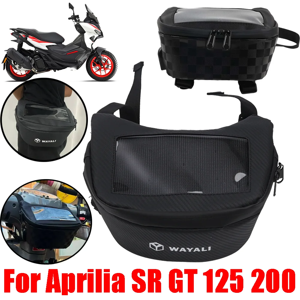 For Aprilia SR GT 125 200 SRGT GT125 Motorcycle Accessories Phone Charged Wirelessly GPS Navigation Bag Tool Luggage Storage Bag
For Aprilia SR GT 125 200 SRGT GT125 Motorcycle Accessories Phone Charged Wirelessly GPS Navigation Bag Tool Luggage Storage Bag