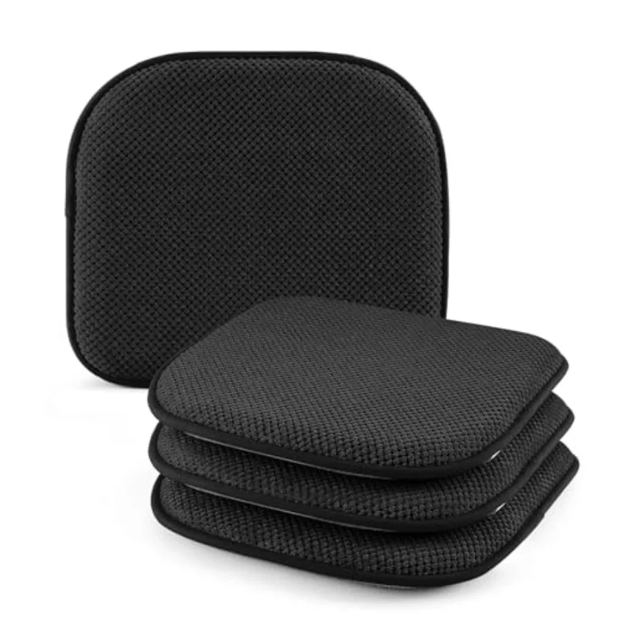 Chair Cushions - 15"*17" Kitchen Dining Chair Pads Foam Seat Cushion for Chairs Barstool Cushions Non Slip Seat Pad Set of 4
Chair Cushions - 15"*17" Kitchen Dining Chair Pads Foam Seat Cushion for Chairs Barstool Cushions Non Slip Seat Pad Set of 4