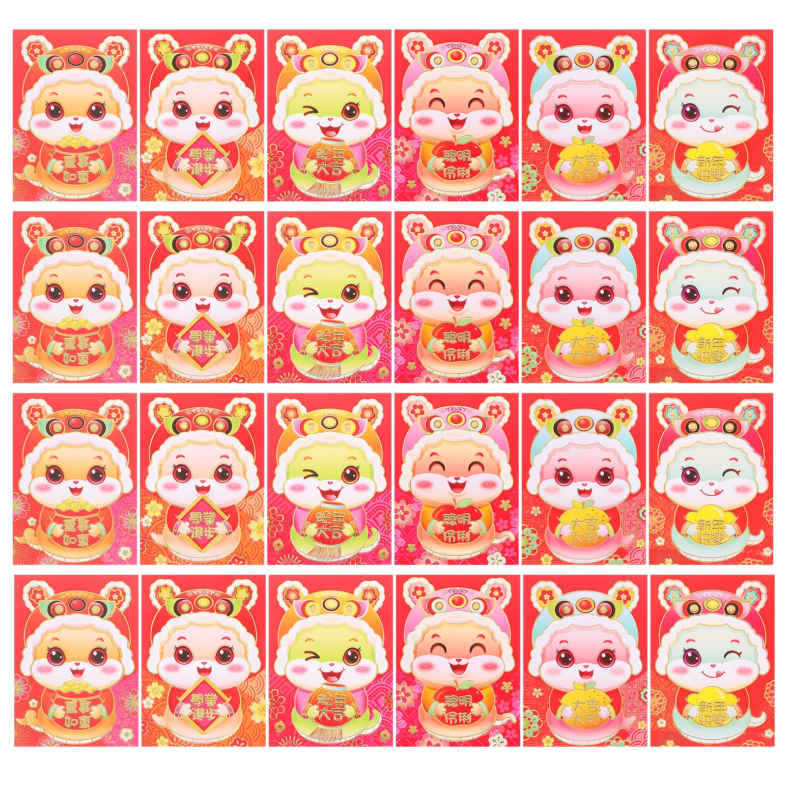 60 Pcs New Year Red Envelope Bag Chinese Envelopes Snake Packet Hong Bao Lucky Money for
60 Pcs New Year Red Envelope Bag Chinese Envelopes Snake Packet Hong Bao Lucky Money for