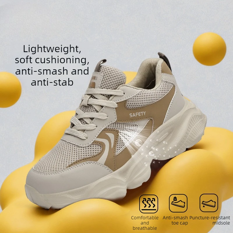 summer safety shoes breathable mesh work shoes with steel toe caps anti-stab anti smash industrial protective work boots
summer safety shoes breathable mesh work shoes with steel toe caps anti-stab anti smash industrial protective work boots