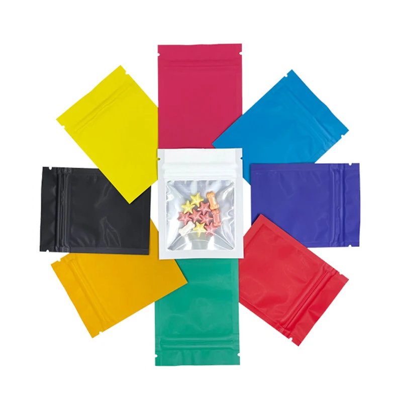 100pcs 7*9cm Smell Proof Mylar Bags Resealable Odor Proof Colorful Aluminum Foil Packaging Pouch Bag Food Jewelry Zip Lock Bag
100pcs 7*9cm Smell Proof Mylar Bags Resealable Odor Proof Colorful Aluminum Foil Packaging Pouch Bag Food Jewelry Zip Lock Bag