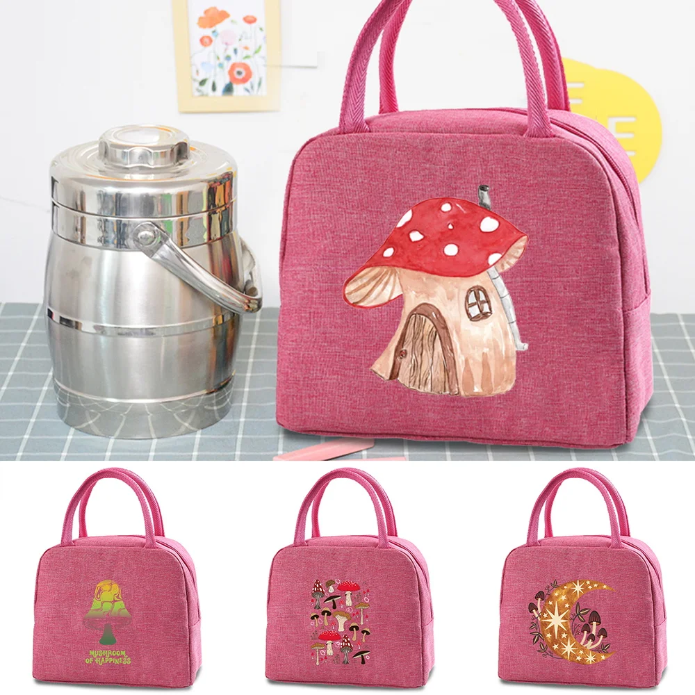 2024 Mushroom Printing Lunch Box Bag Cooler Picnic Bag Fashion Lunch Bag Canvas Food Insulated Dinner Bag Camping Travel Handbag
2024 Mushroom Printing Lunch Box Bag Cooler Picnic Bag Fashion Lunch Bag Canvas Food Insulated Dinner Bag Camping Travel Handbag