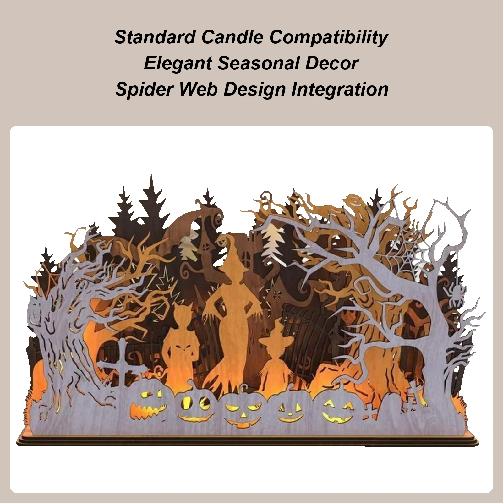 Хэллоуин Подсвечник Хэллоуин Стол Центральные украшения Деревянный сезонный стол Центральный декор для каминной мантии
Хэллоуин Подсвечник Хэллоуин Стол Центральные украшения Деревянный сезонный стол Центральный декор для каминной мантии