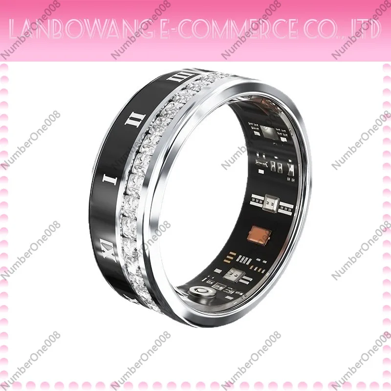 Rhinestone Titanium Steel Bluetooth Smart Ring Waterproof Pedometer Heart Rate Sleep Monitor For Couple Wedding Jewelry
Rhinestone Titanium Steel Bluetooth Smart Ring Waterproof Pedometer Heart Rate Sleep Monitor For Couple Wedding Jewelry