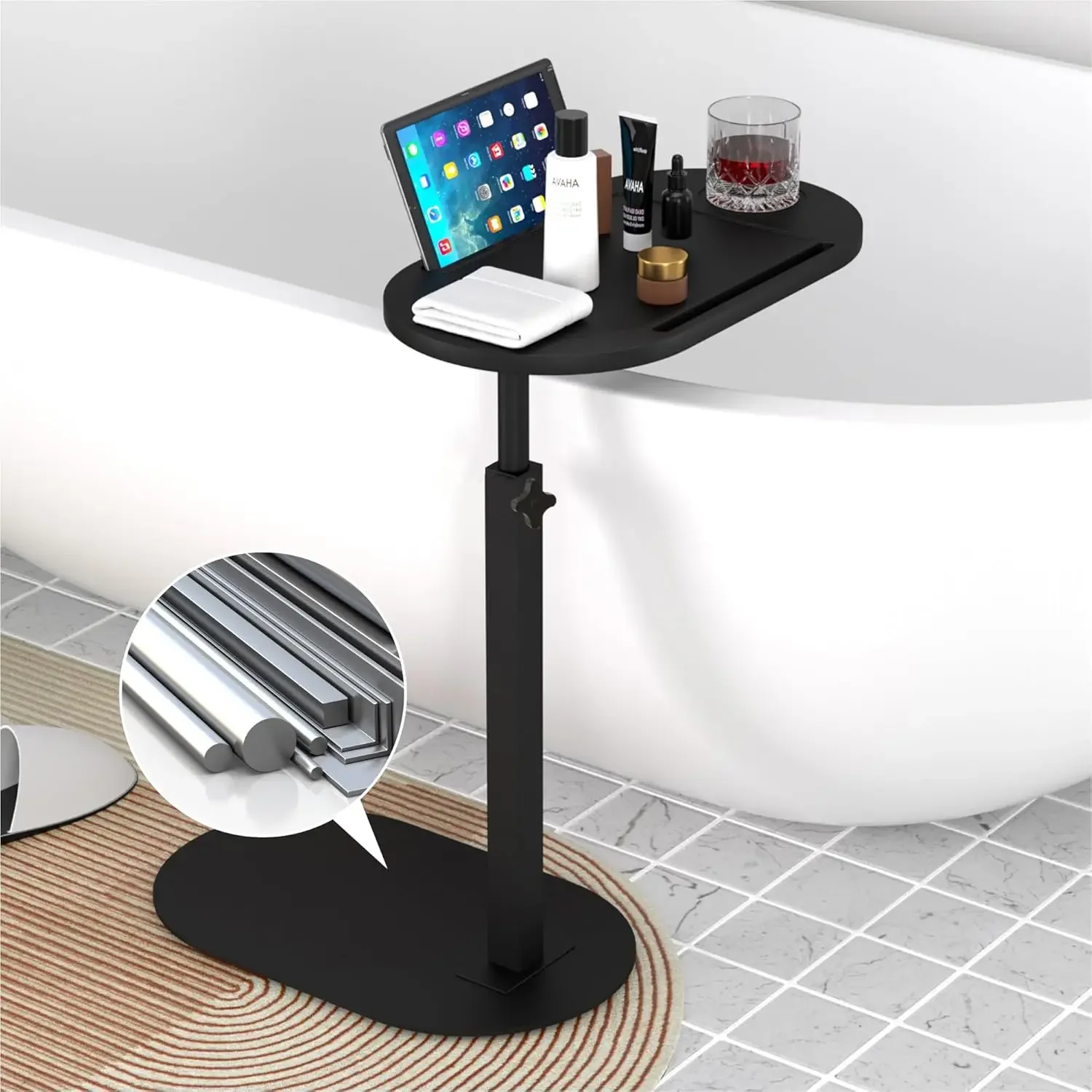 Bamboo Bathtub Side Tray Wooden Bathtub Tray Table Height Adjustable Freestanding Bath Caddy Tray Bathtub Side Table Home Spa
Bamboo Bathtub Side Tray Wooden Bathtub Tray Table Height Adjustable Freestanding Bath Caddy Tray Bathtub Side Table Home Spa