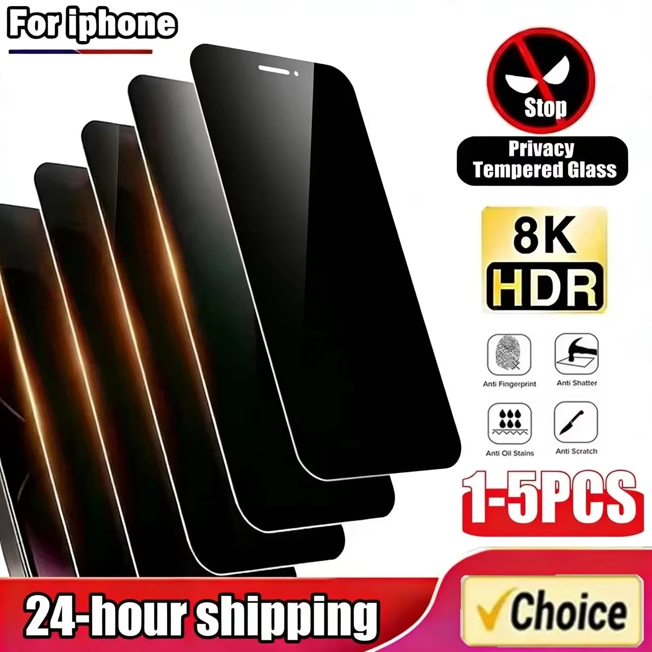 Privacy Screen Protector For iPhone 16 17 15 13 14 11 12 Pro Max Anti-spy Glass for iPhone 12 13 Mini Air 16e 7 8 Plus XR XS SE
Privacy Screen Protector For iPhone 16 17 15 13 14 11 12 Pro Max Anti-spy Glass for iPhone 12 13 Mini Air 16e 7 8 Plus XR XS SE