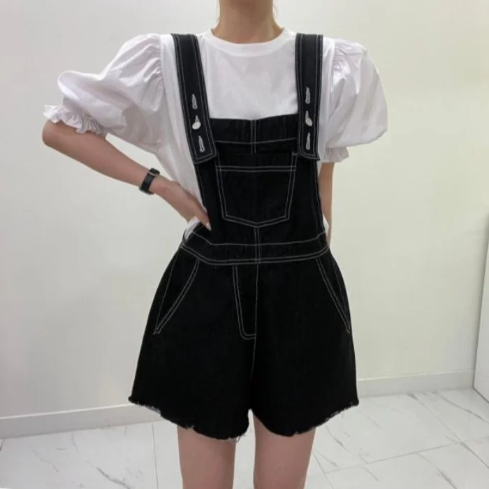 2026 New High Waist Wide Leg Jumpsuit Shorts Korean Style Casual Fashionable Cotton Denim Shorts for Young Women
2026 New High Waist Wide Leg Jumpsuit Shorts Korean Style Casual Fashionable Cotton Denim Shorts for Young Women