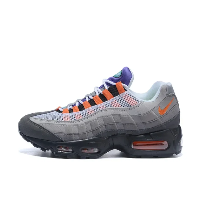 NIKE AIR MAX 95 Men's Running Shoes, Cushioned Support Shoes, Non Slip, Eco-Friendly Recycled, Daily Sneakers, Grey/Black/Orange
NIKE AIR MAX 95 Men's Running Shoes, Cushioned Support Shoes, Non Slip, Eco-Friendly Recycled, Daily Sneakers, Grey/Black/Orange
