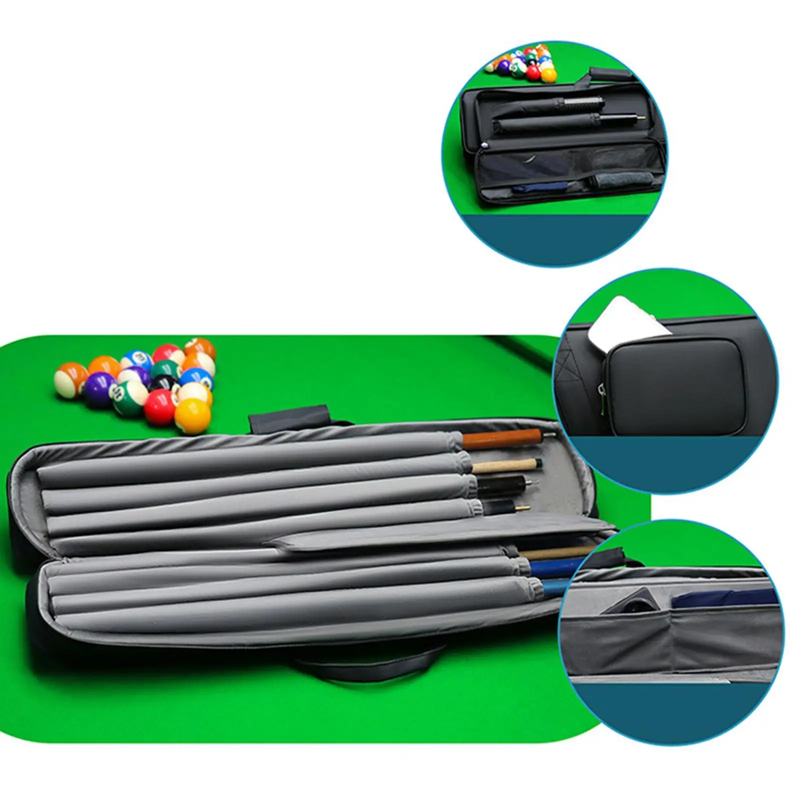 Billiards Sticks Bag 1/2 Cue Case Waterproof for Women Beginners Enthusiasts
Billiards Sticks Bag 1/2 Cue Case Waterproof for Women Beginners Enthusiasts