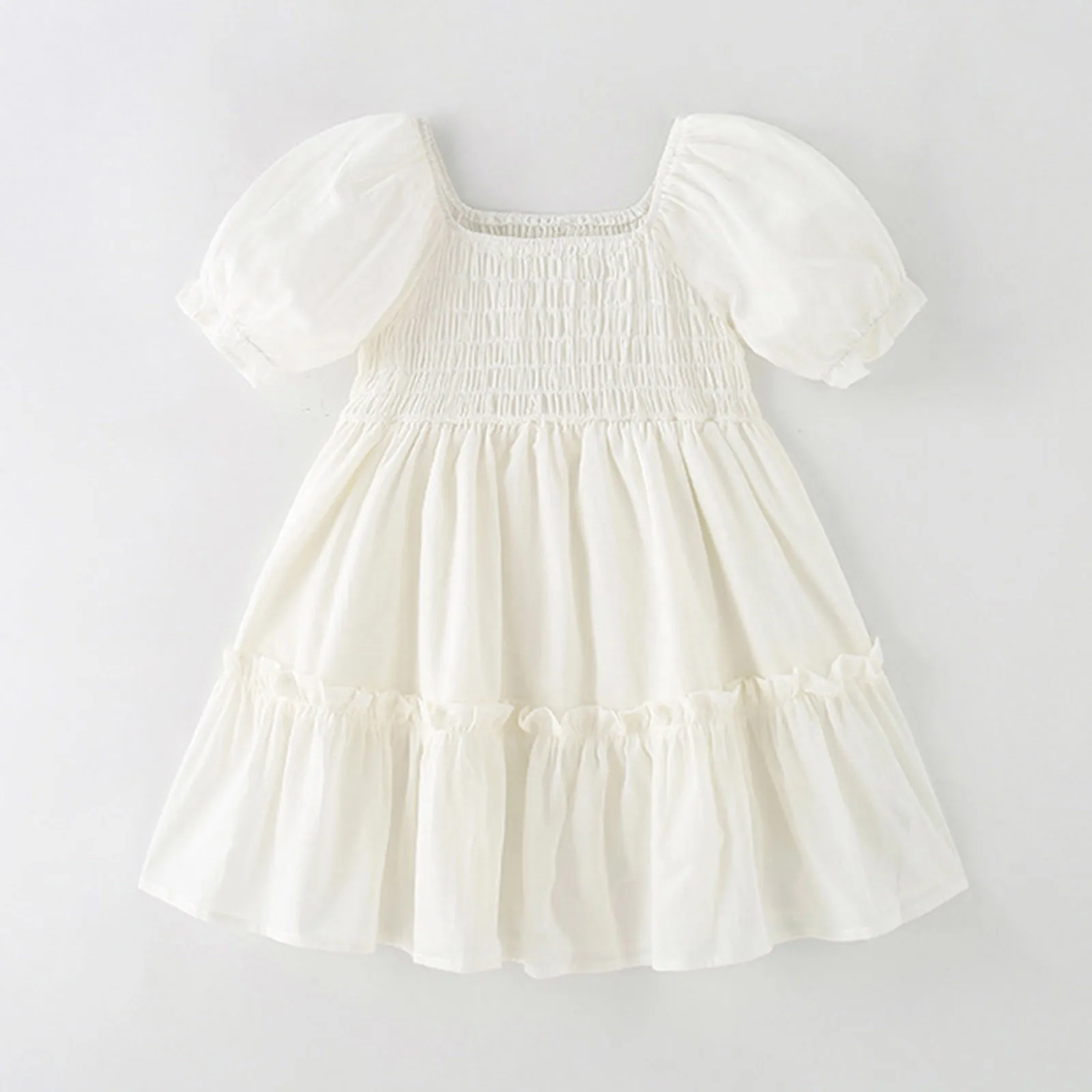 Toddler Girls Puff Sleeves Solid Color Dress Princess Kids Clothes 2024 Kids Summer Vestido Girl Dress Short Sleevele Solid
Toddler Girls Puff Sleeves Solid Color Dress Princess Kids Clothes 2024 Kids Summer Vestido Girl Dress Short Sleevele Solid