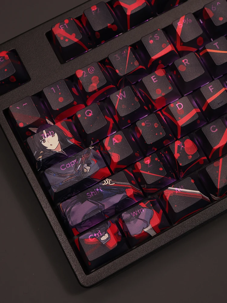 108 Keys/Set Arknights Saga Character PBT Keycaps Anime Games Beauty Girl Key caps Cherry Height for DIY Mechanical Keyboards
108 Keys/Set Arknights Saga Character PBT Keycaps Anime Games Beauty Girl Key caps Cherry Height for DIY Mechanical Keyboards