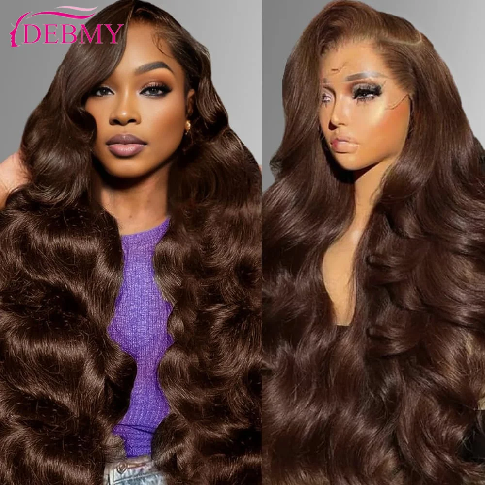 Chocolate Brown 13x6 HD Lace Front Human Hair Wigs For Women Brazilian Body Wave 13x4 30 Inch Lace Frontal Wigs 100% Human Hair
Chocolate Brown 13x6 HD Lace Front Human Hair Wigs For Women Brazilian Body Wave 13x4 30 Inch Lace Frontal Wigs 100% Human Hair