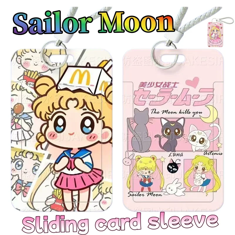 Sailor Moon Student Slide Card Holder Cute Fashionable Meal Card, Bus Card, ID Card Protector Case, Birthday Gift for Friends
Sailor Moon Student Slide Card Holder Cute Fashionable Meal Card, Bus Card, ID Card Protector Case, Birthday Gift for Friends