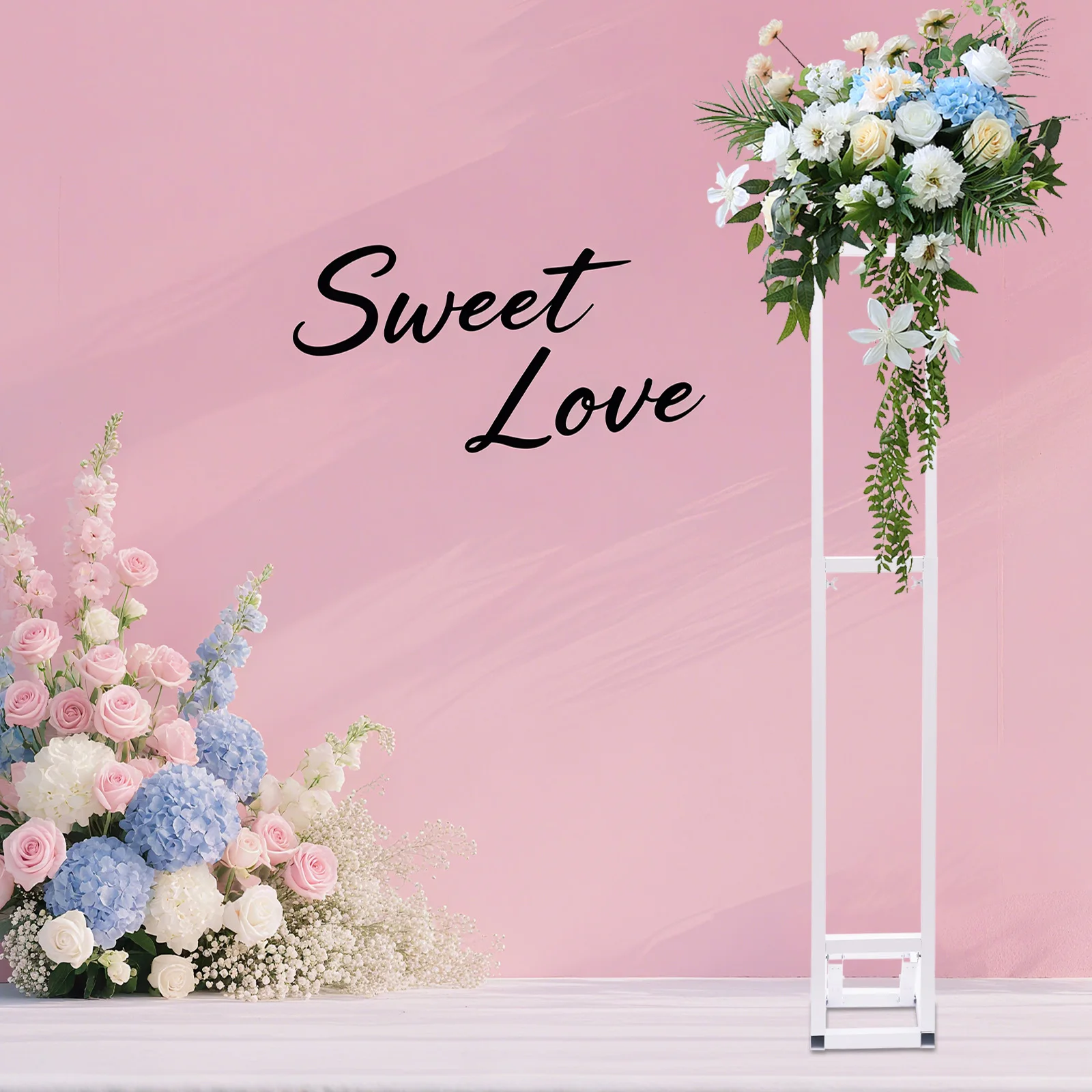 Iron Wedding Aisle Stand Height Adjustable 0–30.31in,Ideal for Roadway Flower Stands,Ceremony Decor,Party Event Backdrop Support
Iron Wedding Aisle Stand Height Adjustable 0–30.31in,Ideal for Roadway Flower Stands,Ceremony Decor,Party Event Backdrop Support