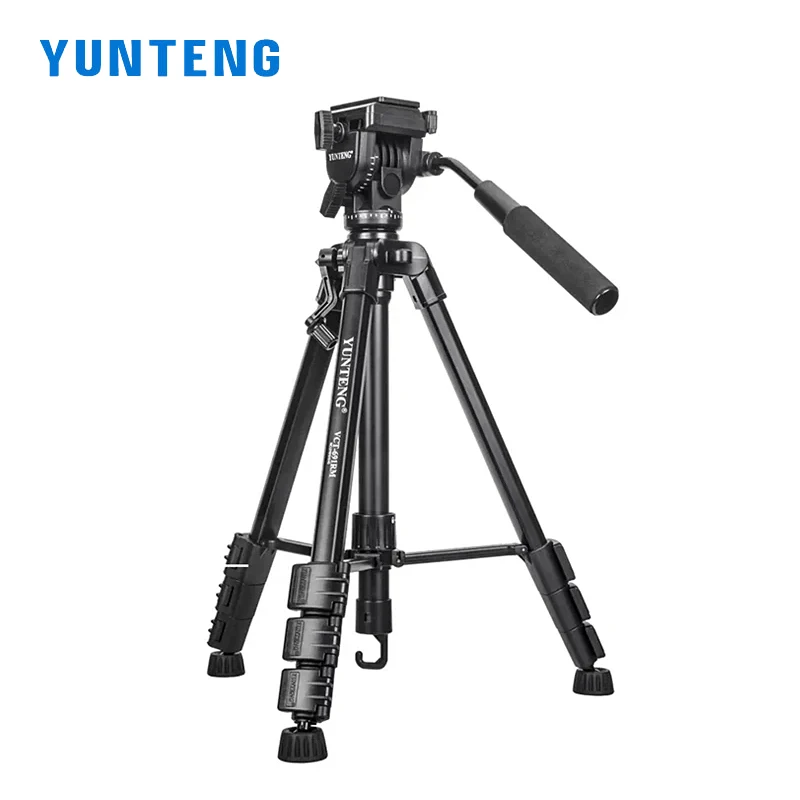 YUNTENG VCT-691 Aluminum Tripod Professional Damping Hydraulic Head Outdoor Tripod Bracket for DSLR Camera Video Photography
YUNTENG VCT-691 Aluminum Tripod Professional Damping Hydraulic Head Outdoor Tripod Bracket for DSLR Camera Video Photography
