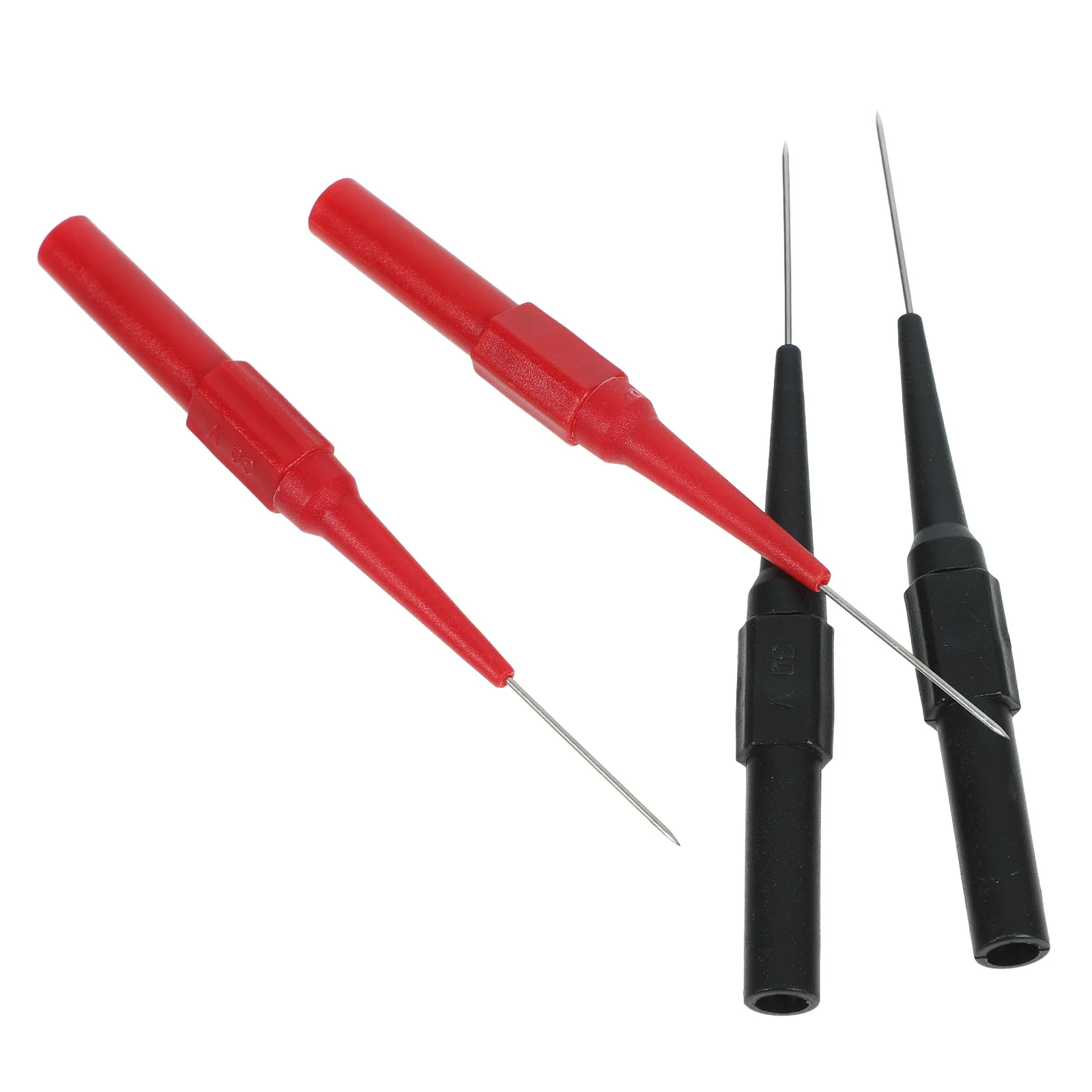 4pcs Circuit Test Needle Back Probe Insulation Tester Pin Piercing Tool For Automotive Multimeter Leads Non-Destructive Wire
4pcs Circuit Test Needle Back Probe Insulation Tester Pin Piercing Tool For Automotive Multimeter Leads Non-Destructive Wire