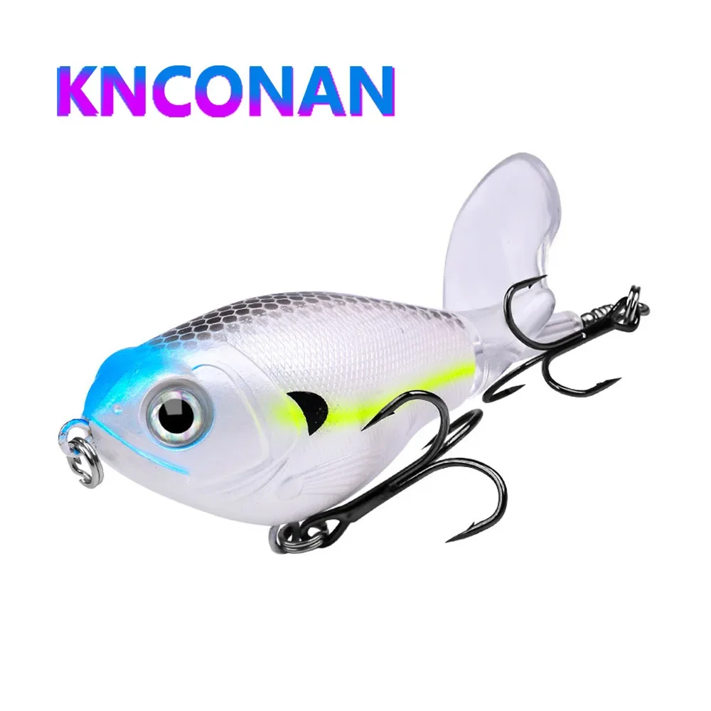 80mm 11.5g 16g Floating Whopper Plopper Rotating Minnow Fishing Lures with Spinner Crankbaits for Trout Pike Fishing Supplies
80mm 11.5g 16g Floating Whopper Plopper Rotating Minnow Fishing Lures with Spinner Crankbaits for Trout Pike Fishing Supplies