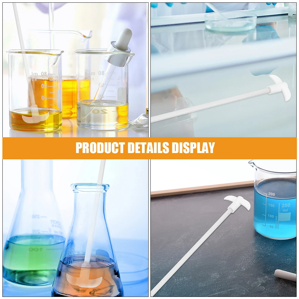 PTFE Stirring Rod 250mm Lab Magnetic Stirrer Bar Chemistry Mixing High Temperature Resistant Stirring Rod for Laboratory
PTFE Stirring Rod 250mm Lab Magnetic Stirrer Bar Chemistry Mixing High Temperature Resistant Stirring Rod for Laboratory