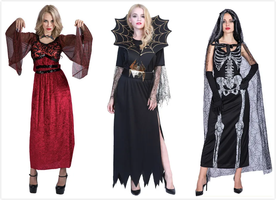 Сексуальный костюм ведьмы на Хэллоуин с дизайном паука, вуаль Bla, свадебный доктор, террор, скелет, призрак невесты, косплей, женская одежда
Сексуальный костюм ведьмы на Хэллоуин с дизайном паука, вуаль Bla, свадебный доктор, террор, скелет, призрак невесты, косплей, женская одежда