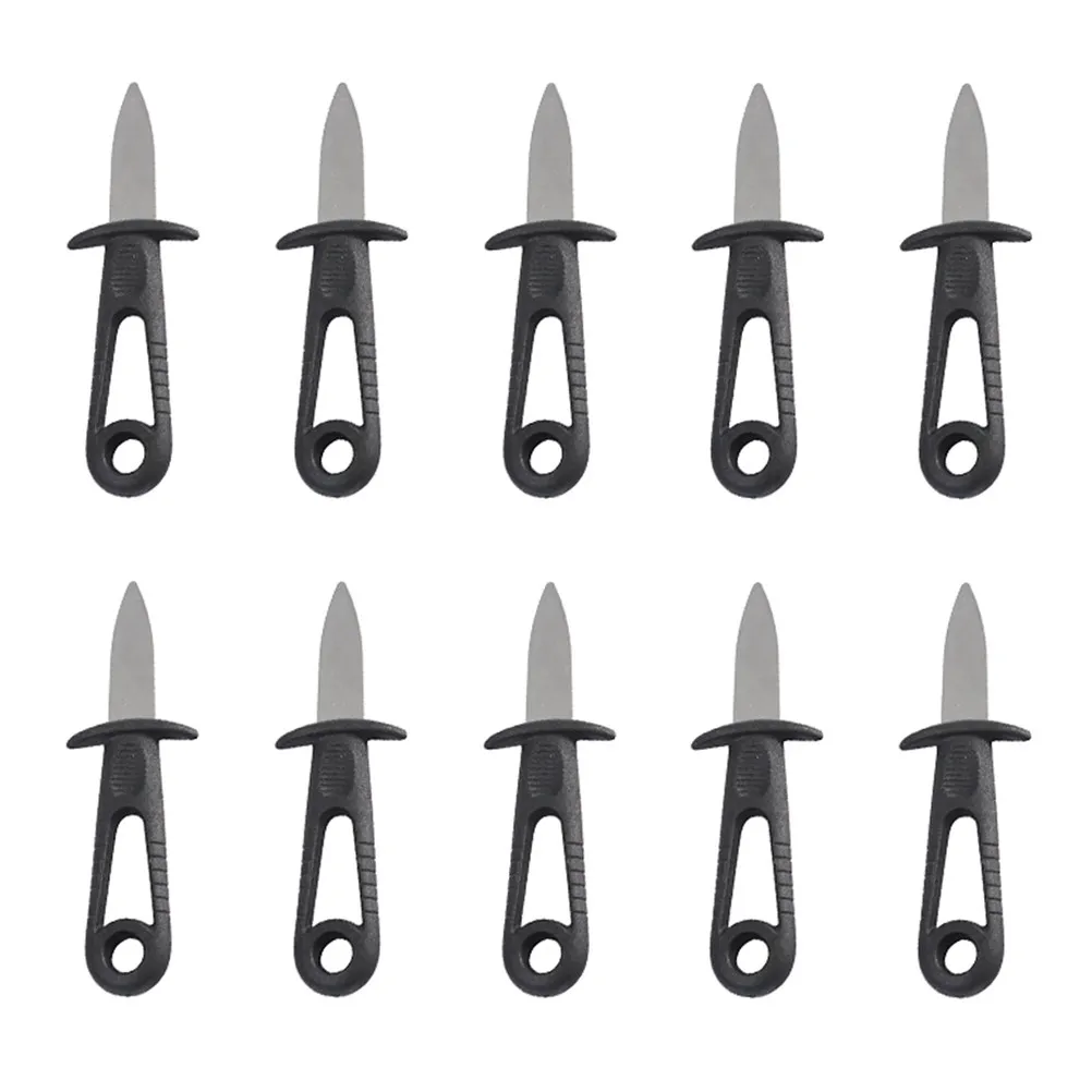 24Pcs Professional Oyster Shucker Stainless Steel Plastic Handle Lightweight Kitchen Seafood Shellfish Cutter Fast Opener
24Pcs Professional Oyster Shucker Stainless Steel Plastic Handle Lightweight Kitchen Seafood Shellfish Cutter Fast Opener