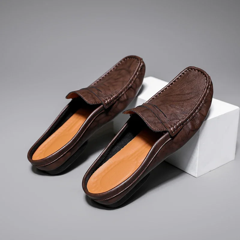 Daily Muller Shoes Men PU Solid Color Low Heel Comfortable Non Slip Classic Men Loafers for Business Leisure
Daily Muller Shoes Men PU Solid Color Low Heel Comfortable Non Slip Classic Men Loafers for Business Leisure