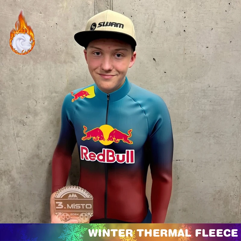Cycling Jersey Winter Thermal Men's Bicycle Clothing Red Bull Fleece Man Road Bike 2025 Suit Outfit Shirt Termal Set Uniform Bib
Cycling Jersey Winter Thermal Men's Bicycle Clothing Red Bull Fleece Man Road Bike 2025 Suit Outfit Shirt Termal Set Uniform Bib