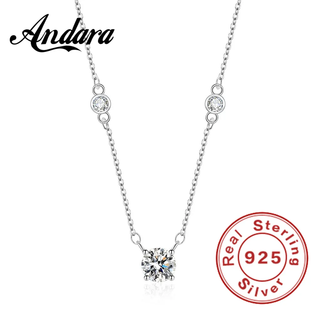 Andara ожерелье из стерлингового серебра 925 пробы с четырьмя когтями, циркониевая подвеска, женское элегантное ожерелье, изысканный подарок на годовщину, свадьбу
Andara ожерелье из стерлингового серебра 925 пробы с четырьмя когтями, циркониевая подвеска, женское элегантное ожерелье, изысканный подарок на годовщину, свадьбу