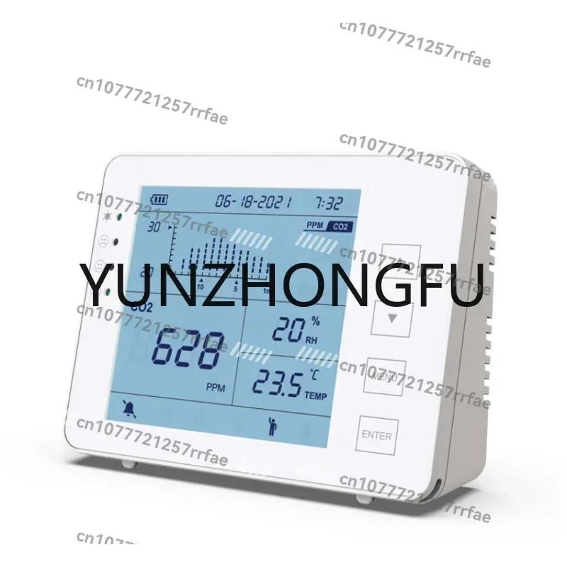 Indoor air quality accuracy mini size CO2 detector NDIR sensor 0~5000ppm data logger IAQ co2 monitor meter detection
Indoor air quality accuracy mini size CO2 detector NDIR sensor 0~5000ppm data logger IAQ co2 monitor meter detection