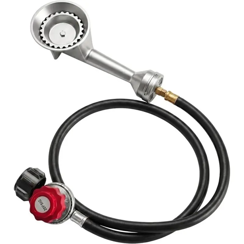 ABMH-Taper High Pressure Cast-Iron Propane Burner Head, With 20 PSIG Adjustable Regulator, Taper Burner Head For Turkey Fryer
ABMH-Taper High Pressure Cast-Iron Propane Burner Head, With 20 PSIG Adjustable Regulator, Taper Burner Head For Turkey Fryer