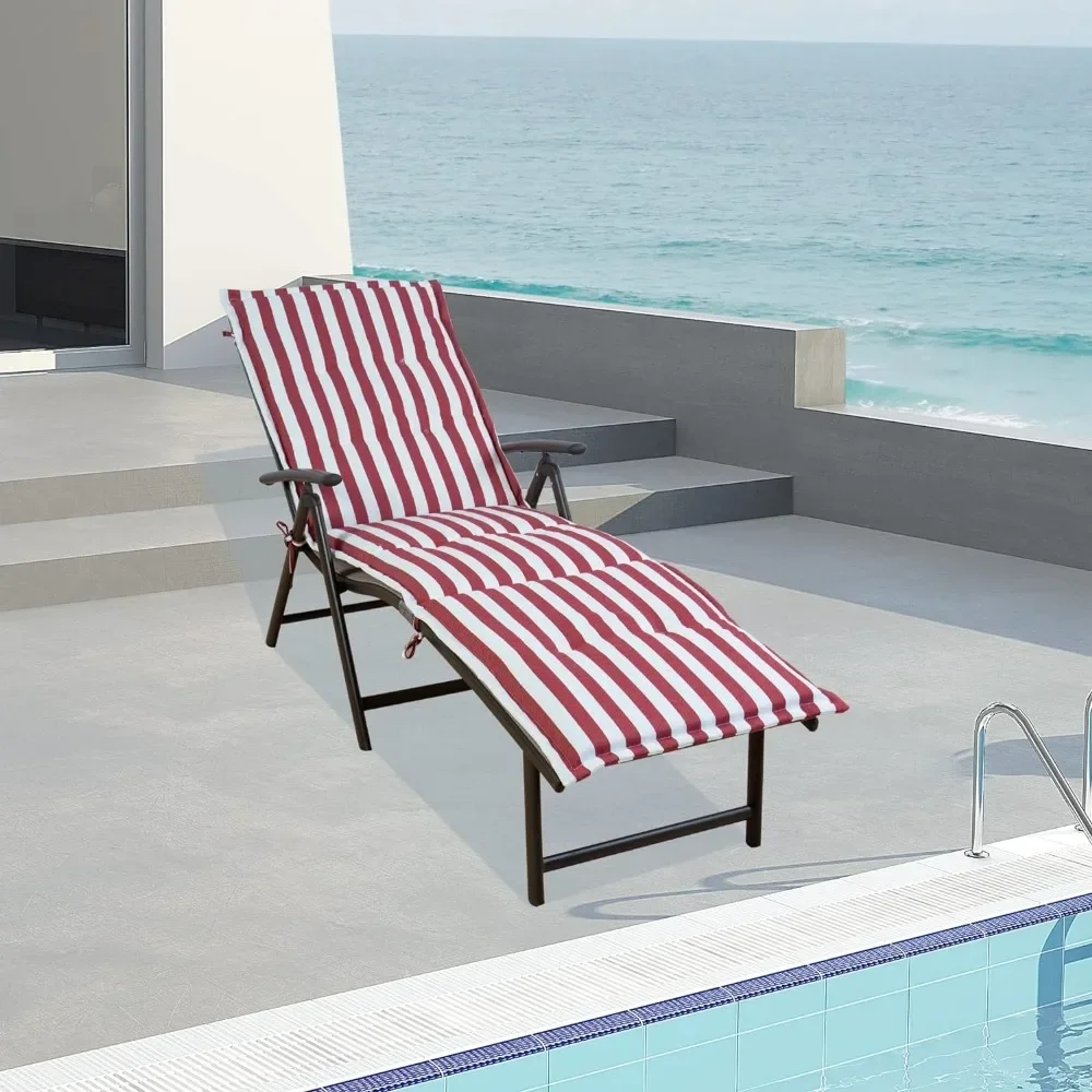 Outdoor Chaise, Cozy AluminumReclining Lounge ChairforBeach Yard PoolDeck,Adjustable Assemble Free, Outdoors Garden Loungers
Outdoor Chaise, Cozy AluminumReclining Lounge ChairforBeach Yard PoolDeck,Adjustable Assemble Free, Outdoors Garden Loungers