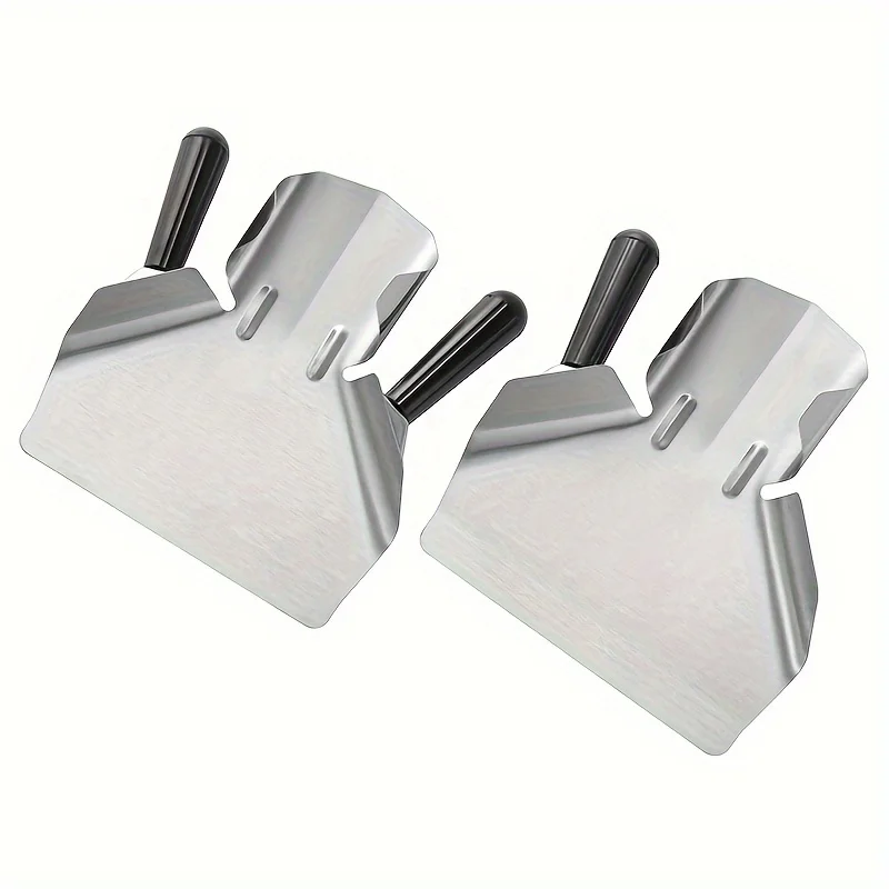 1pc Stainless steel potato chip shovel for hamburger shops, dedicated to potato chip packaging, single and double
1pc Stainless steel potato chip shovel for hamburger shops, dedicated to potato chip packaging, single and double