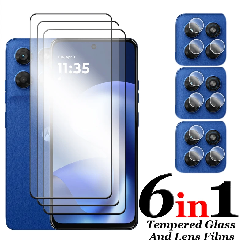 For Motorola Moto G47 Screen Protector Full Cover Glass For Moto G87 G47 G37 Power Tempered Glass For Moto G47 Camera Lens Film
For Motorola Moto G47 Screen Protector Full Cover Glass For Moto G87 G47 G37 Power Tempered Glass For Moto G47 Camera Lens Film