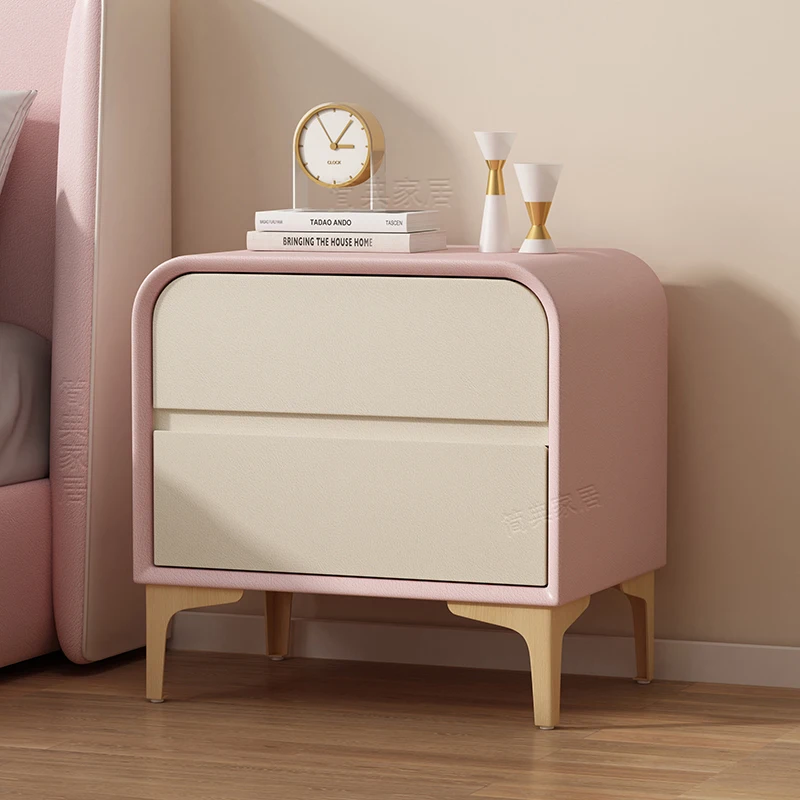PK97 INS Solid Wood Bedside Table, Faux Leather Storage, Double Drawer Wooden Dresser, Silent Glide Drawer Cabinet, Durable
PK97 INS Solid Wood Bedside Table, Faux Leather Storage, Double Drawer Wooden Dresser, Silent Glide Drawer Cabinet, Durable