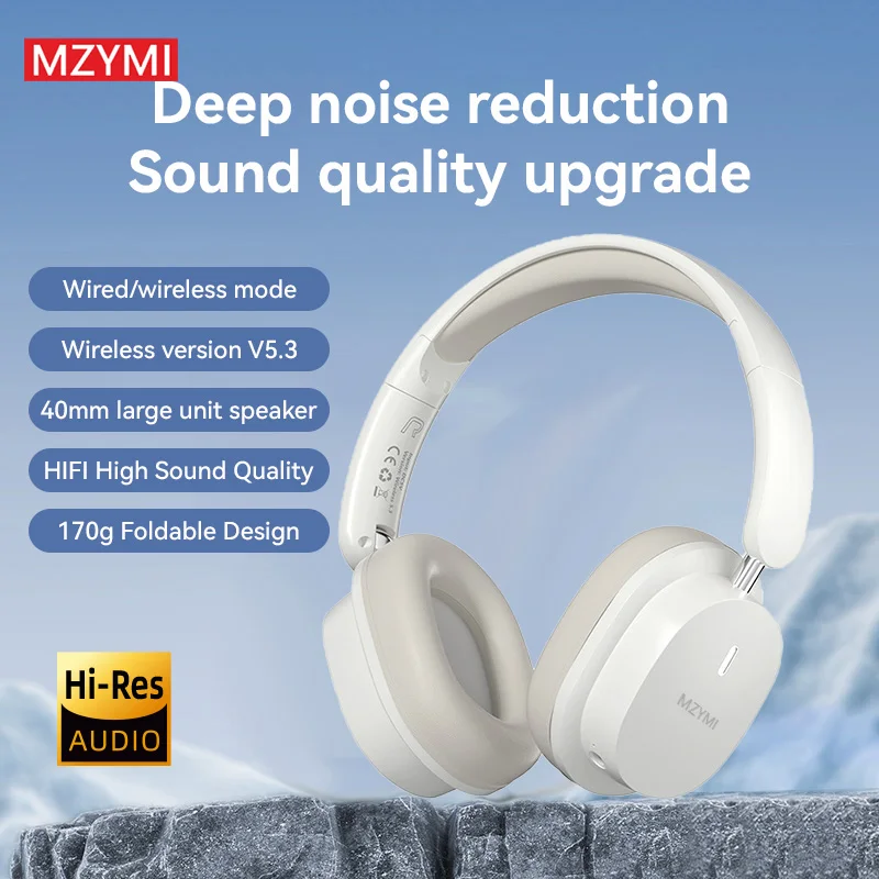 mzymi SY30 Wireless Earbuds Bluetooth5.3 Waterproof Earphones Foldable Gaming Headets Noise Cancelling Headphones for Xiaomi
mzymi SY30 Wireless Earbuds Bluetooth5.3 Waterproof Earphones Foldable Gaming Headets Noise Cancelling Headphones for Xiaomi