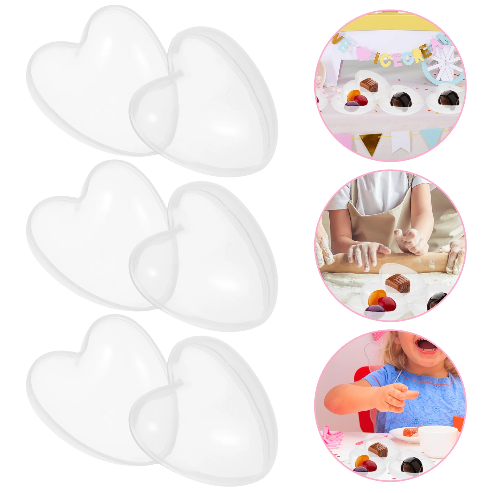 8pcs Heart Shaped Storage Box Fillable Container Plastic Balls Toy Gumball Machine Empty Small Round Easter Gift
8pcs Heart Shaped Storage Box Fillable Container Plastic Balls Toy Gumball Machine Empty Small Round Easter Gift
